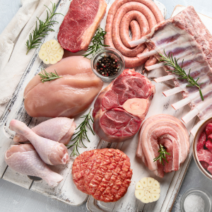 Grass fed meat and chicken